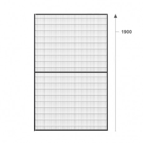 BASIC segment 1000x1900mm, frame 20x20mm, mesh - 22x100mm, RAL9005