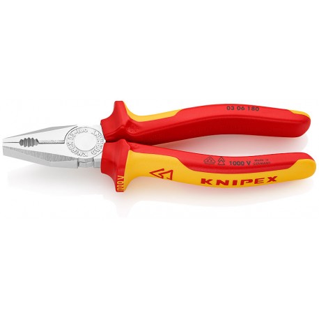 Combination Pliers 180mm, VDE-tested