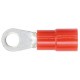 Insulated cable lug Ring-type DIN 46237 1mm²-M3, 100pcs