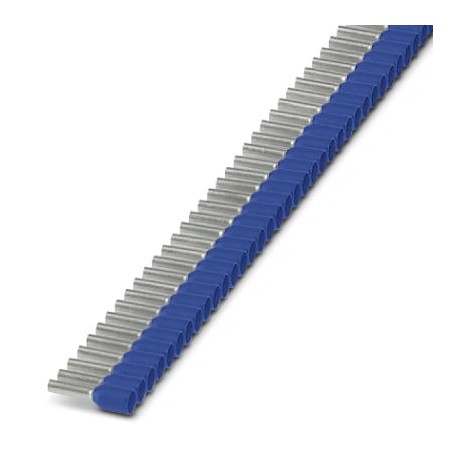 Insulated cable sleeve in strip 2,5mm² -8 Blue 50pcs.