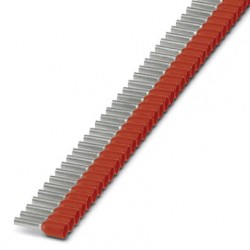 Insulated cable sleeve in strip 1,0mm² -8 Red 50pcs.
