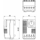EFR 012 Electronic hygrostat, 40-90% RH, 1NC/NO, 230VAC