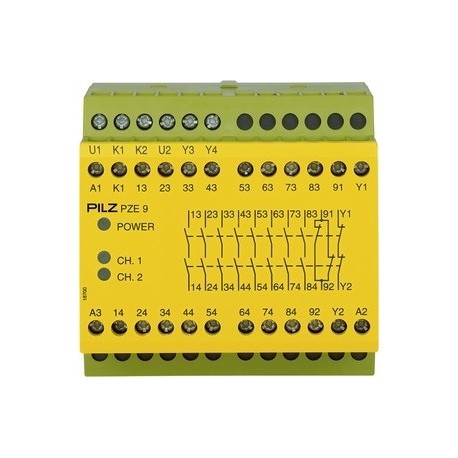 PZE 9 24VAC 8n/o 1n/c Contact expansion module