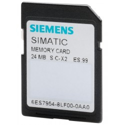 SIMATIC S7, Memory card for S7-1X00 CPU/SINAMICS, 3,3V Flash, 24Mb