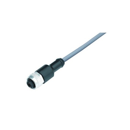 Sensor cable 5m, PVC, M12 5P straight