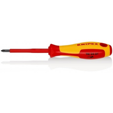 Insulated screwdriver for PH1 screws, VDE-tested
