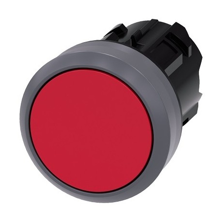 Mygtukas, 22mm, raudonas