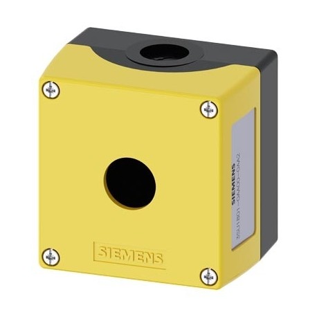Enclosure for command devices, 22 mm, yellow