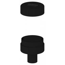Connection element with cover, for pipe, floor and bracket mounting