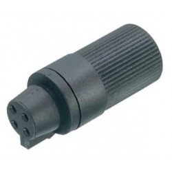 Cable connector, female, snap-in, IP40, 3P, 719ser.