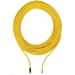 PSEN 10m cable PUR, yellow, 4-pin,socket straight M8x1