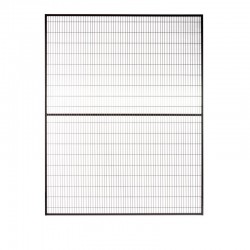 20x100 mesh panel (WxH mm) 1000x2080, 20x20 frame, RAL 9005 BLACK