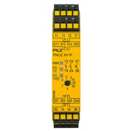 PNOZ XV1P C 30/24VDC 2n/o 1n/o t Safety relay