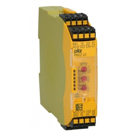 PNOZ s5 C 24VDC 2 n/o 2 n/o t Saugos relė