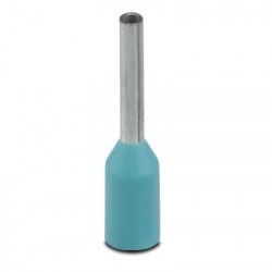 Insulated cable end sleeve 0,34mm² 6mm turquoise, 100pcs.