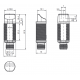 Retroreflective sensor GLV18-55-S/73/120