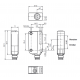 Laser retroreflective sensor OBR12M-R100-2EP-IO-V31-L